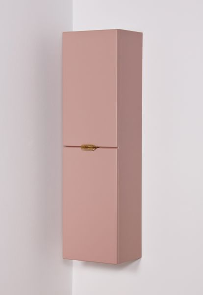 Bad Hochschrank MAGNOLIA, 2 Türen, rosé satiniert