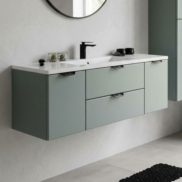 Badmöbel MAGNOLIA 120 cm, Gletscherblau (MAG120-BK)