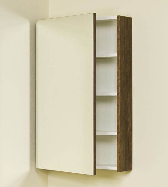 Spiegelschrank Breite 50 cm, Holzdekor antik, SPS5050