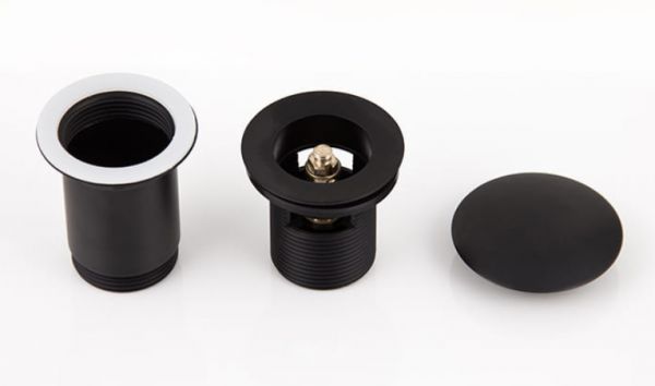 Universal Pop-up Ventil, schwarz matt