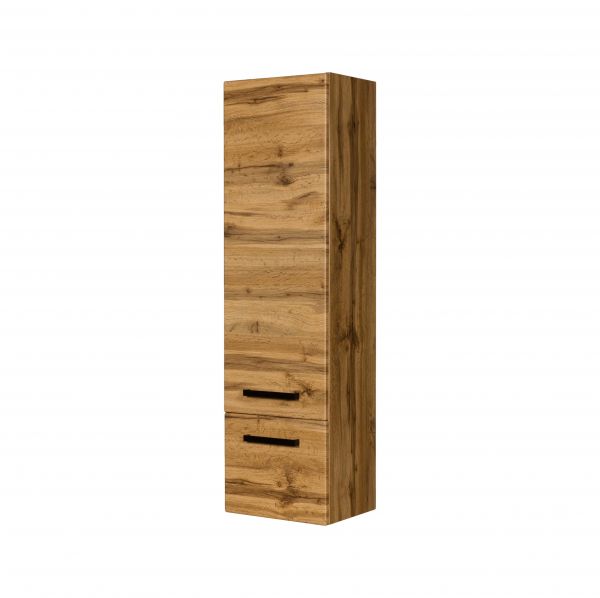 Hochschrank, FOKUS-LOFT, 1 Tür, 1 Schublade, Eiche Natur,, vormontiert