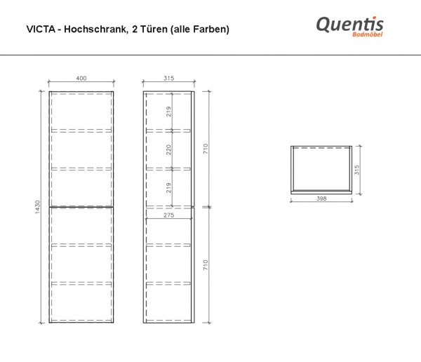 Bad Hochschrank mit Wäschekorb