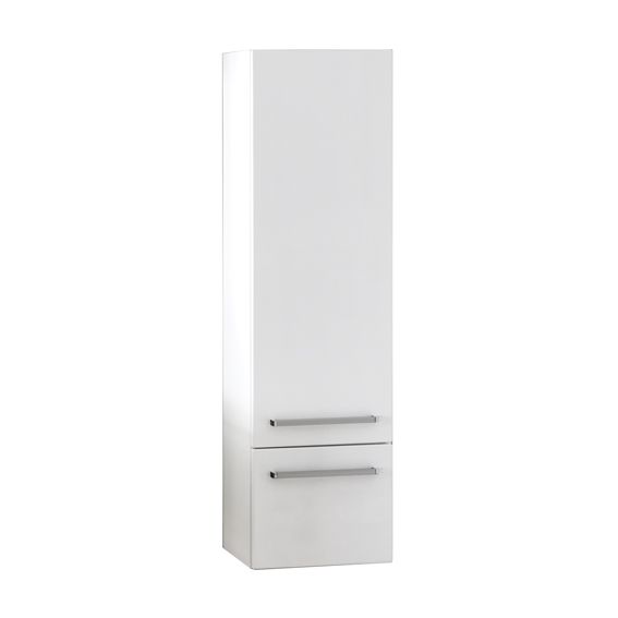 Bad-Hochschrank weiß glänzend, HS-G-4047-1S