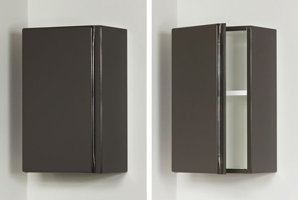 Faros Hängeschrank anthrazit glänzend, Breite 30 cm, FZ3056