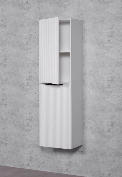 Quentis Badschrank Sydney Hochschrank 2 Türen, weiß matt SYDBHS