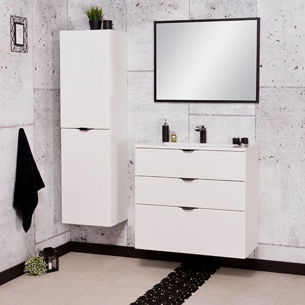 Badmöbel VICTOR 80 cm mit Hochschrank