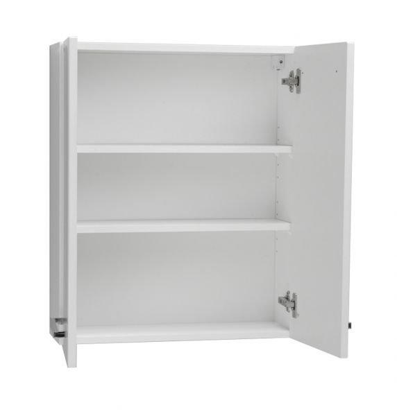 Badschrank, wandhängend, weiß glänzend, Breite 60 cm (HSN6047)