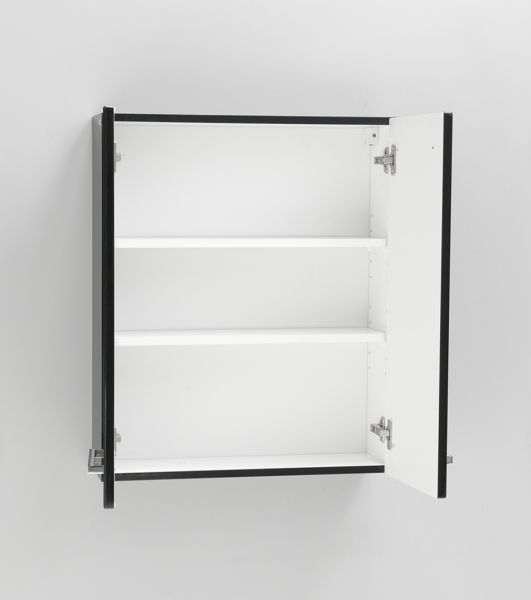 Badschrank, Breite 60 cm, schwarz (HS6048)