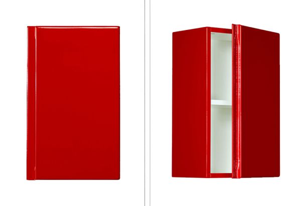 Faros Hängeschrank rot glänzend, Breite 30 cm, FZ3022