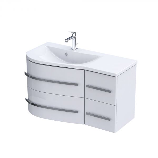 ORISTO - Waschplatzset OPAL 90, Waschmulde links