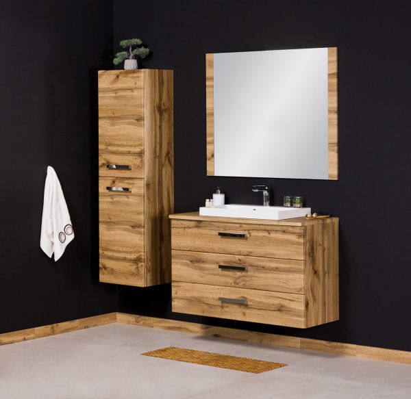 Quentis Badmöbel Susan, Breite 100 cm, Eiche Natur (SN10362)