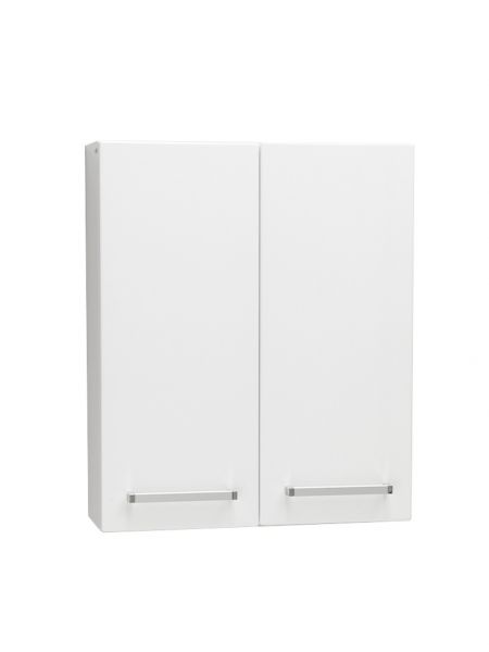 Bad-Hängeschrank weiß glänzend, Breite 60 cm, 2 Türen, HS6047