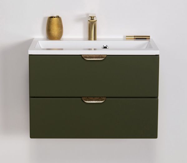 Badmoebel Set MAGNOLIA 60 cm olivgrün MAG60-OK