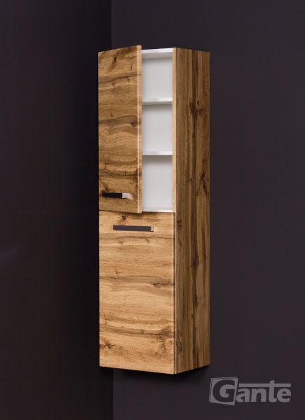 Badschrank mit 2 Türen, Eiche Natur (HSGN622T)