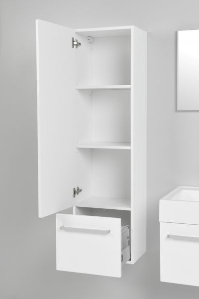 Bad-Hochschrank weiß glänzend HSGN471S