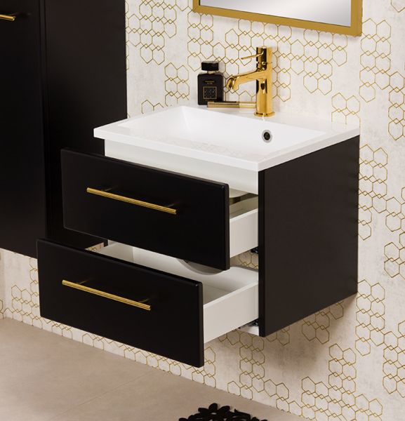 Waschplatz BELLI 50, schwarz matt (BL5048)