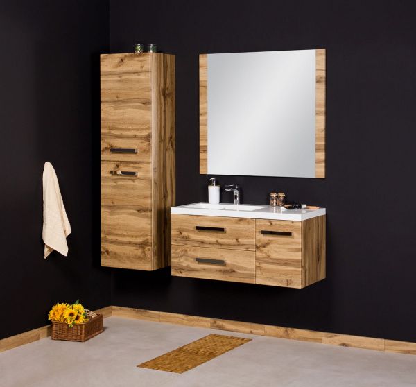 Quentis Badmöbel Genua 90, Eiche Natur (GE9262)