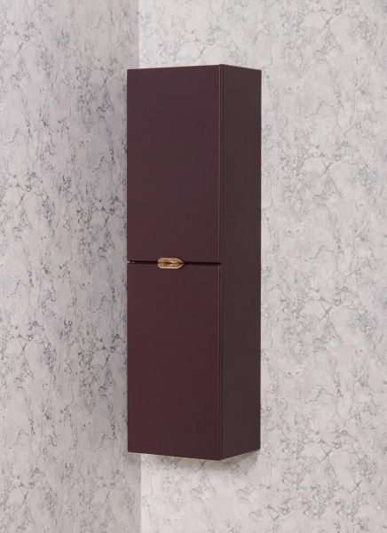 MAGNOLIA Hochschrank 40 cm burgunderrot vormontiert