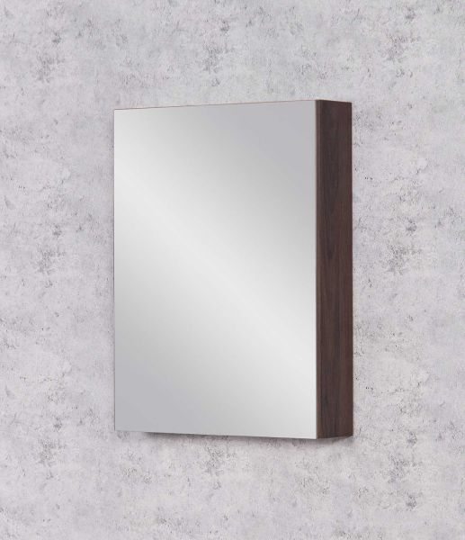 Spiegelschrank Breite 60 cm, Nussbaum, vormontiert