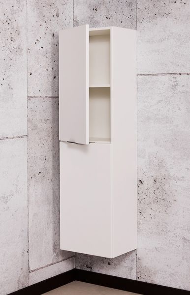 Quentis Badezimmer Hochschrank VICTOR, VICTA, 2 Türen,weiß matt