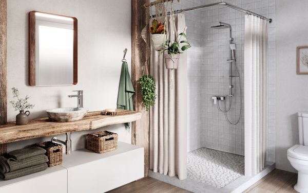 FERRO Waschtischarmatur ALBA VERDELINE, Chrom, Badarmatur Einhebelmischer, inkl. Ablaufgarnitur