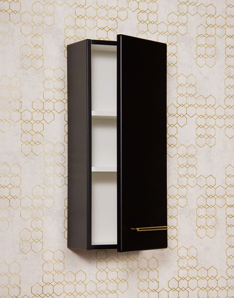 Badschrank BELLI, schwarz matt (BL3048)