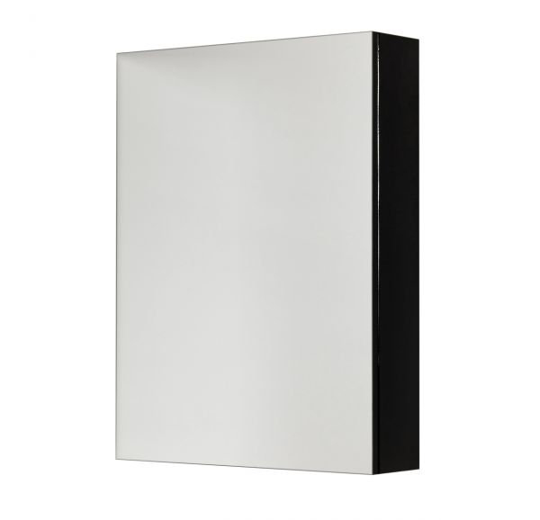 Spiegelschrank Breite 60 cm schwarz glänzend vormontiert SPS6048Spiegelschrank Breite 60 cm schwarz glänzend vormontiert SPS6048