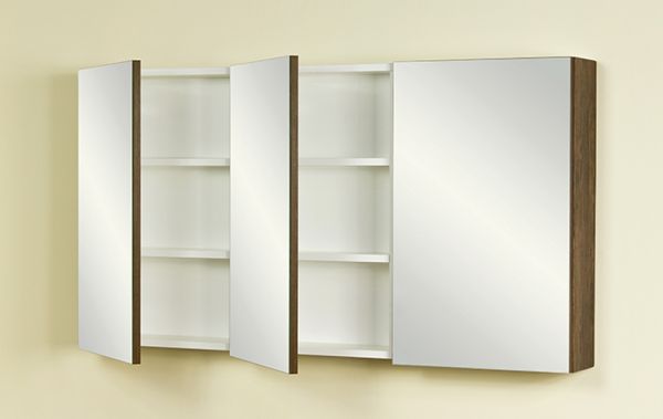 Spiegelschrank Breite 120 cm, Holzdekor antik, SPS1250