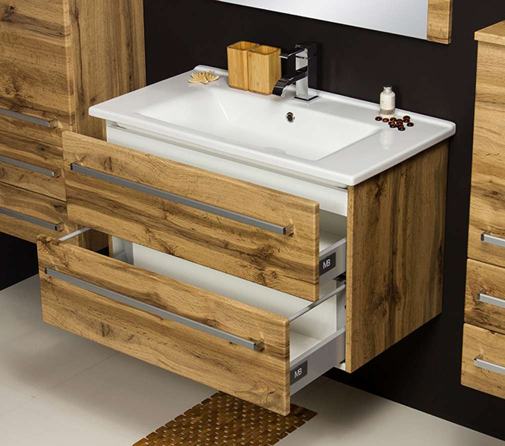 Serena - Eiche | Serena | Badmöbelserien | Quentis Badmöbelshop