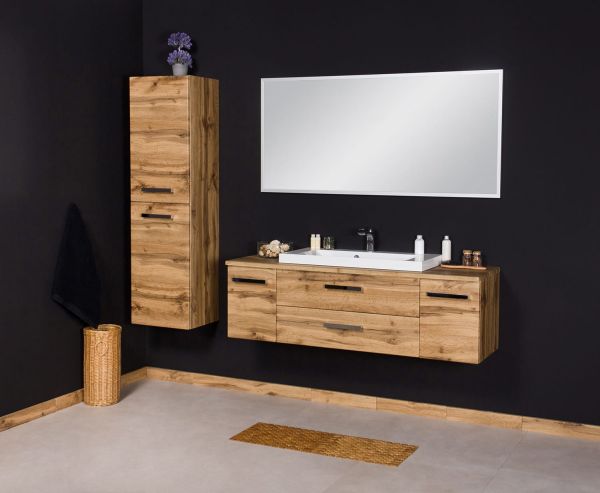 Badmöbel Susan Breite 140 cm, Eiche Natur