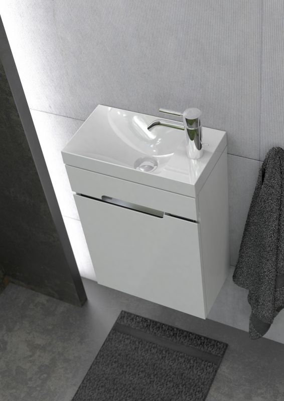 Badmöbel bis 55 cm – Gäste-WC-Lösungen vormontiert & stilvoll