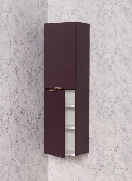 MAGNOLIA Hochschrank 40 cm burgunderrot vormontiert