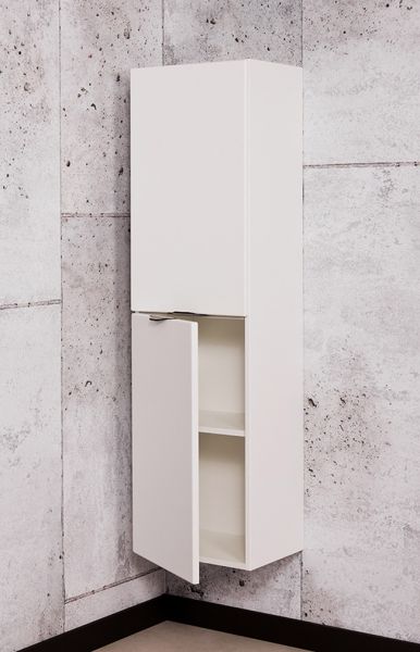 Quentis Badezimmer Hochschrank VICTOR, VICTA, 2 Türen,weiß matt