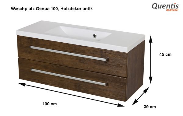 Maßblatt Genua 100
