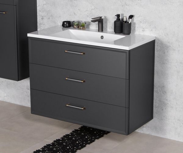 Waschtischarmatur EXPERIENCE graphite, Badarmatur Einhebelmischer