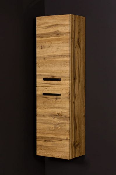 Badschrank SUSAN-LOFT mit Wäschekorb (HSG62WK-L)