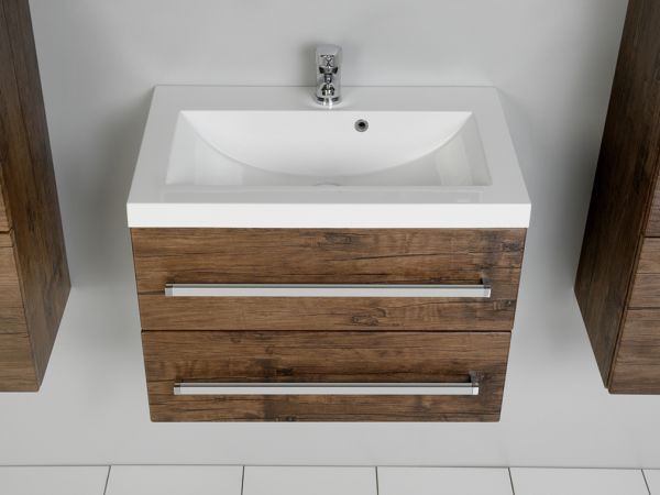 Quentis Waschplatz Genua Breite 60 cm Holzdekor antikWaschplatz Genua Breite 60 cm, Holzdekor antik, GE6250