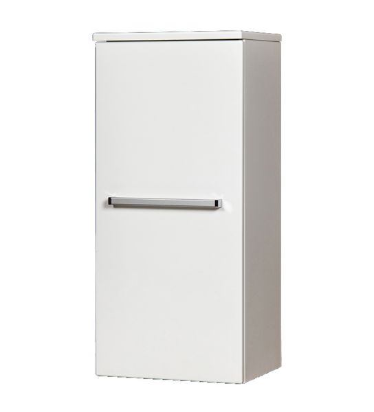 Badschrank MIDI, 1 Türe, weiß glänzend