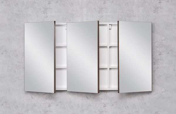 Spiegelschrank Breite 120 cm, dunkelnuss (SPS12OR)