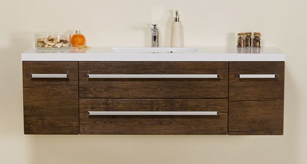 Waschplatz Genua, Breite 140 cm, Holzdekor antik, GE4250-C