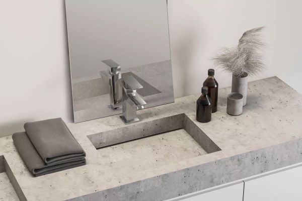 FERRO Waschtischarmatur ZICCO Chrom, Badarmatur Einhebelmischer, inkl. Ablaufgarnitur