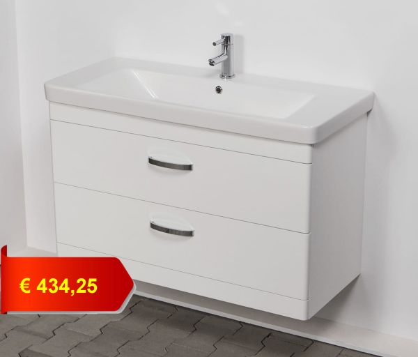 Quentis Badmöbel Larissa 105 cm, weiß