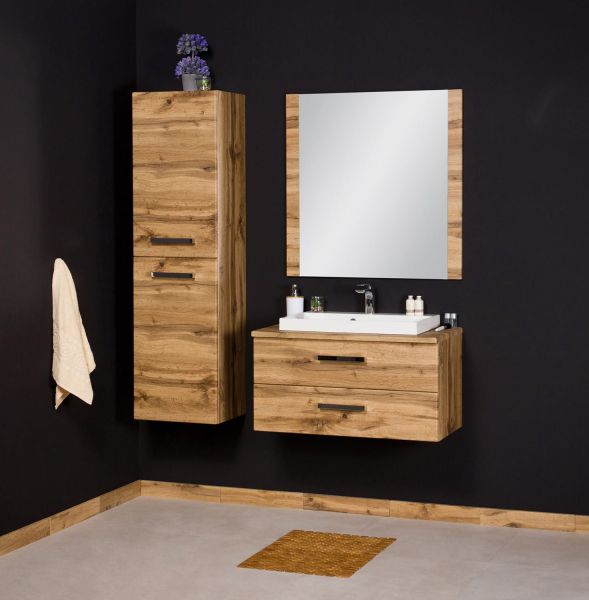 Badmöbel Susan, Breite 80 cm, Eiche Natur