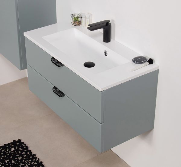 Quentis Badmöbel Magnolia 80 cm, Gletscherblau (MAG80-BK)