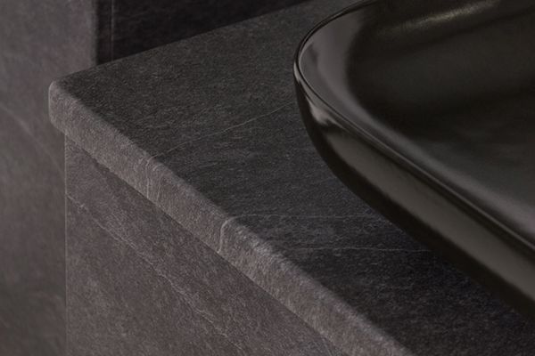 Badmöbel NOVARA 100 cm, Waschtischunterbau inkl. Aufsatzbecken, grafit