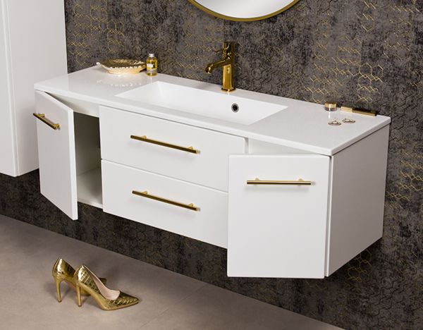 Waschplatz Belli, Breite 120 cm, weiß matt, BL1247