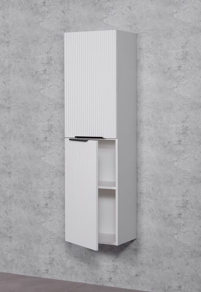 Quentis Badschrank Sydney Hochschrank 2 Türen, weiß matt SYDBHS
