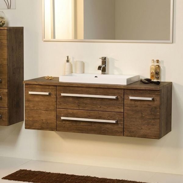 Badmöbel SUSAN Breite 120 cm, Holzdekor Antik
