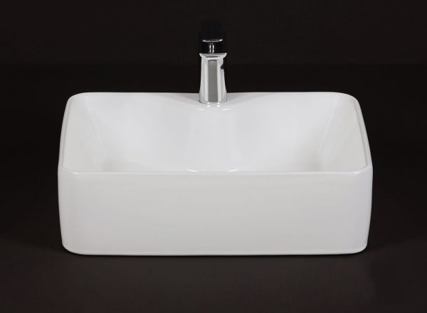 Aufsatzwaschbecken BRENDO 47, Keramik, weiß