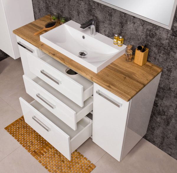 Badmöbel SUSAN 120-XL, 3 Schubladen